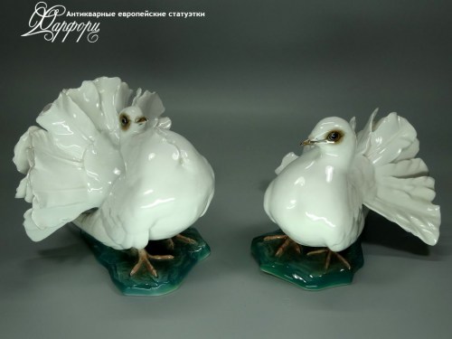 Купить фарфоровые статуэтки Rosenthal, Голубь с голубкой, Германия